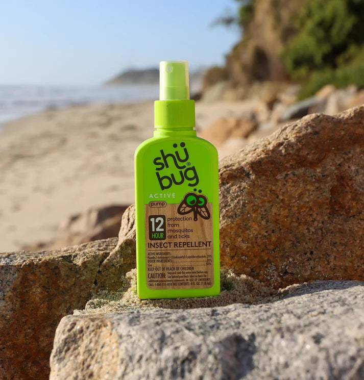 Shu Bug Active Pump 4oz Insect Repellent