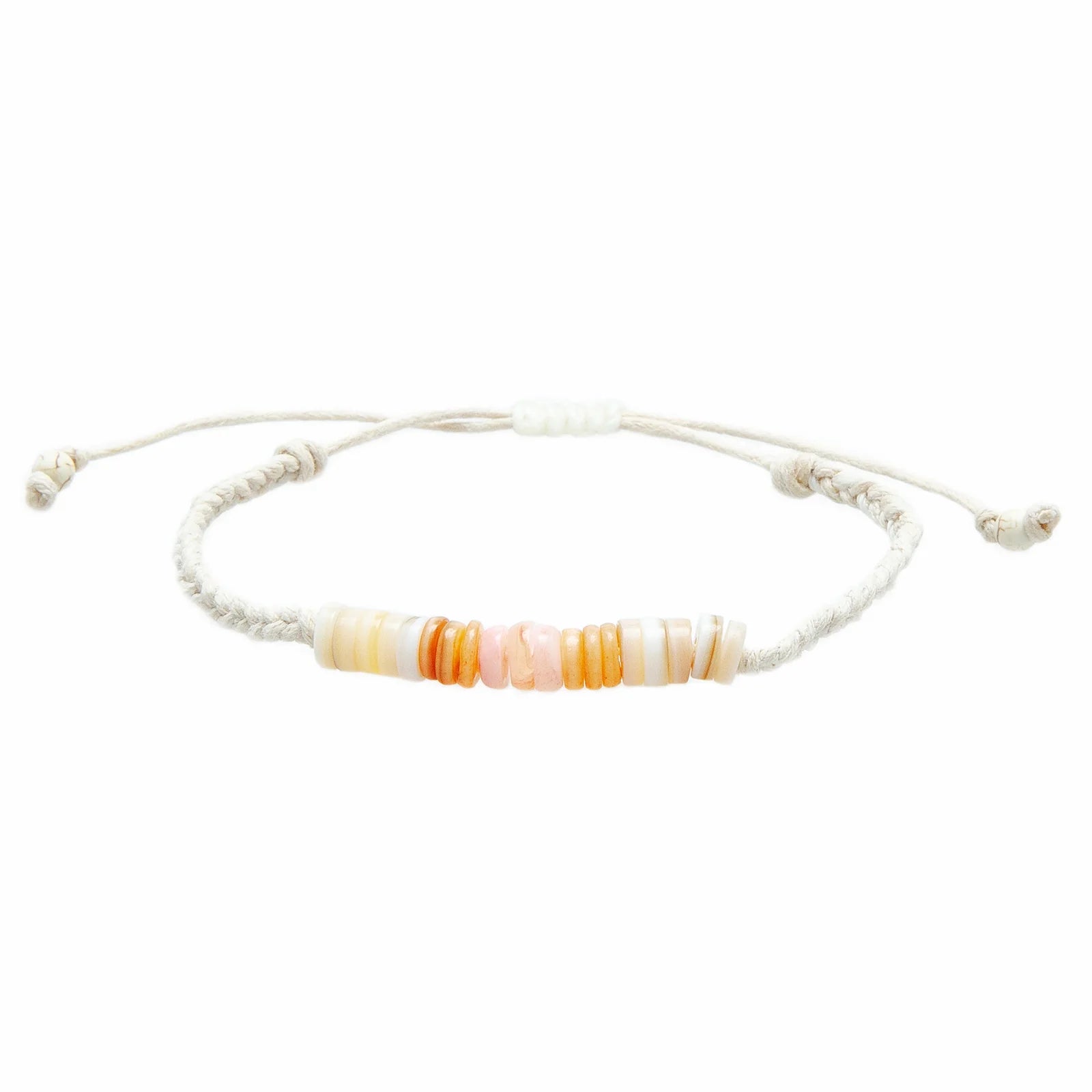 Braided Puka Shell Bracelets - Assortment
