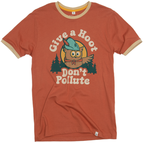Give A Hoot Ringer Tee
