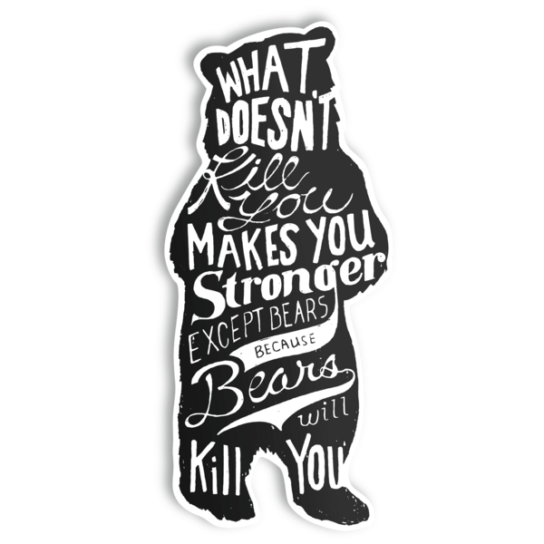 Bear Sticker