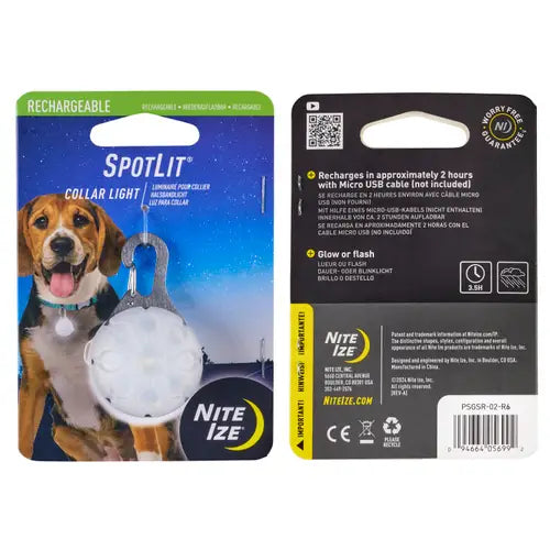SpotLit Rechargeable Collar Light