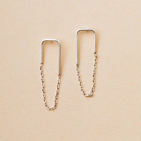 Refined Earring Collection - Filament Stud/Silver
