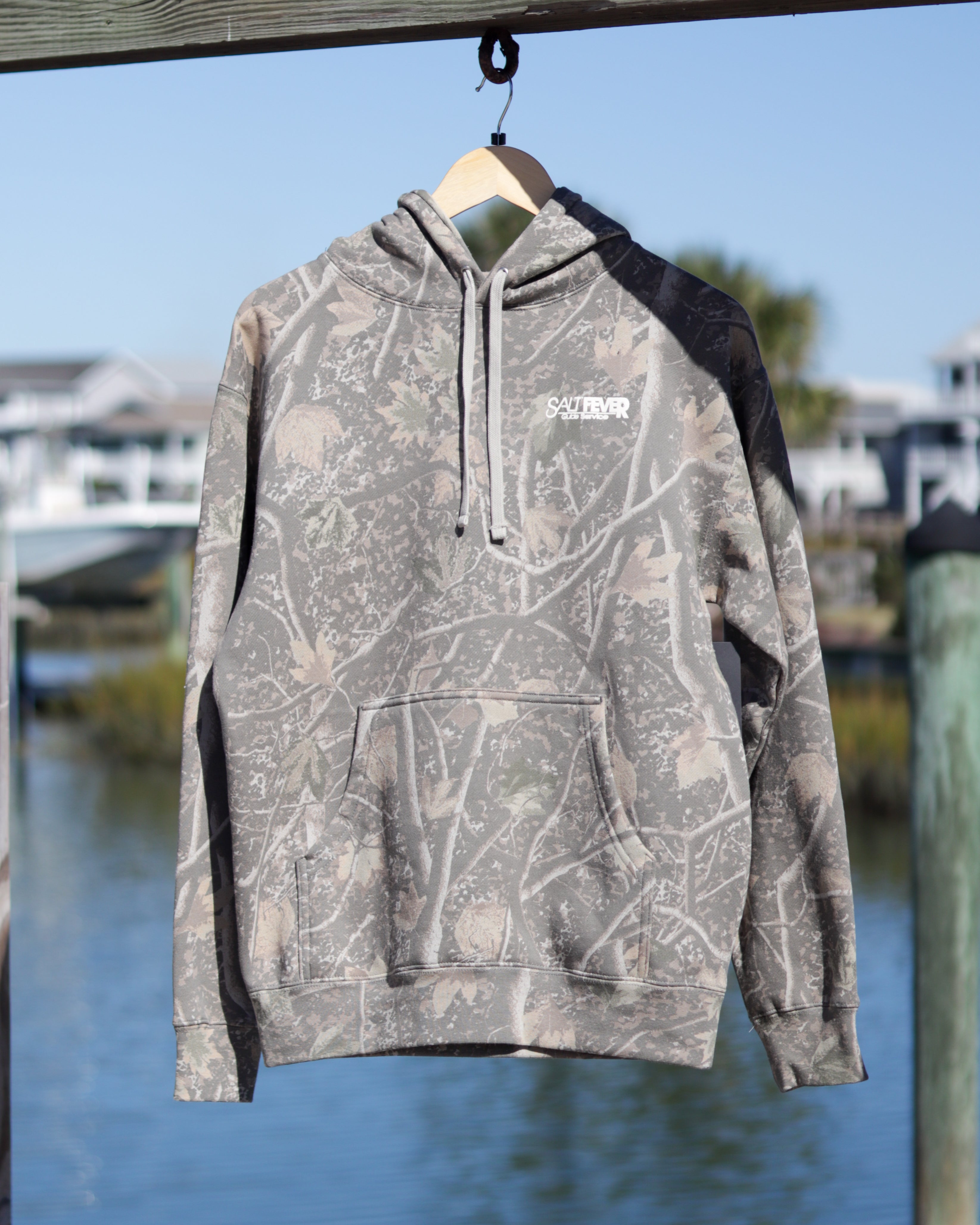 Salt Fever Heavyweight Deadwood Camo Hoodie