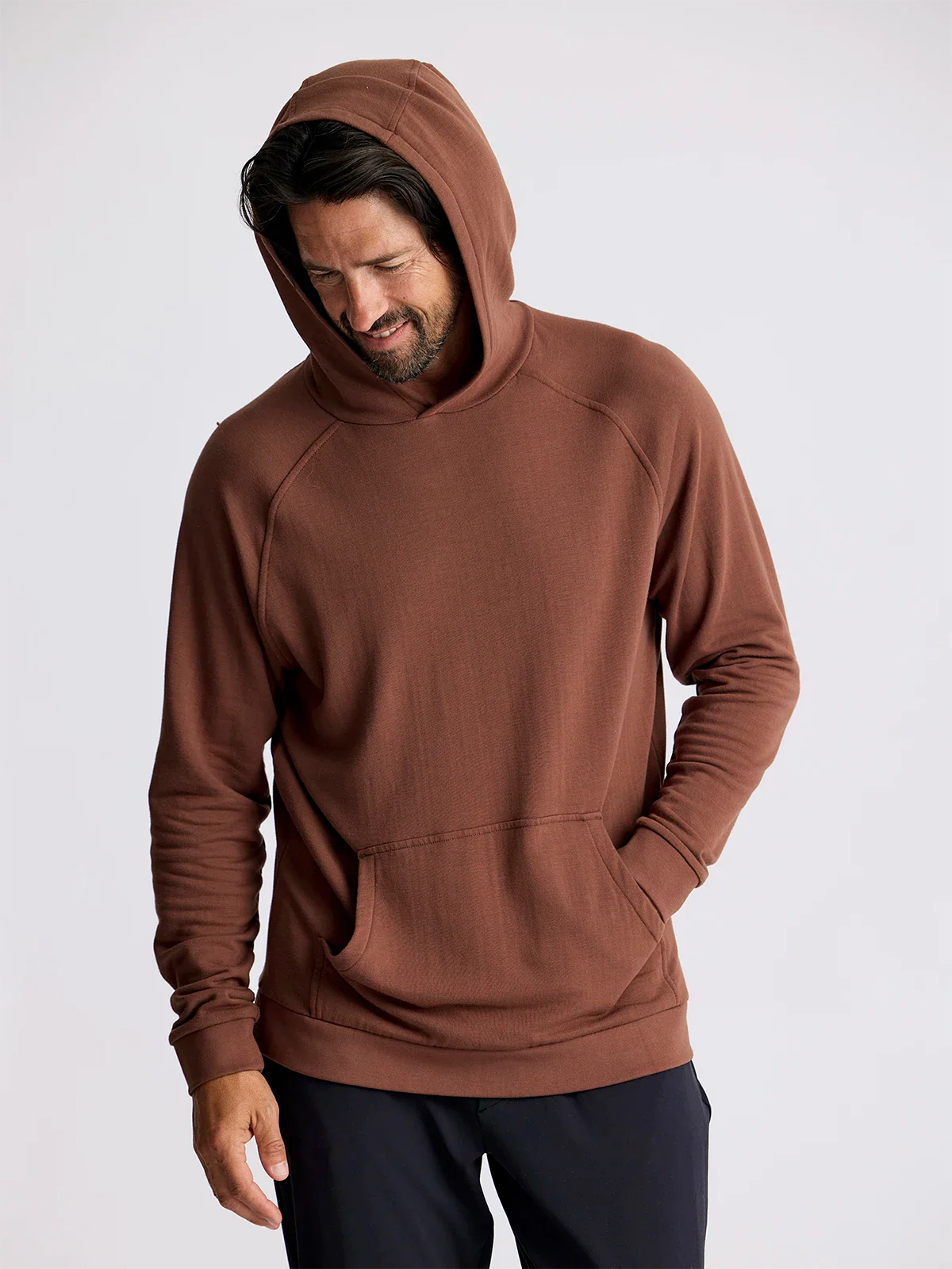 Mens Bamboo Lightweight Fleece Hoodie