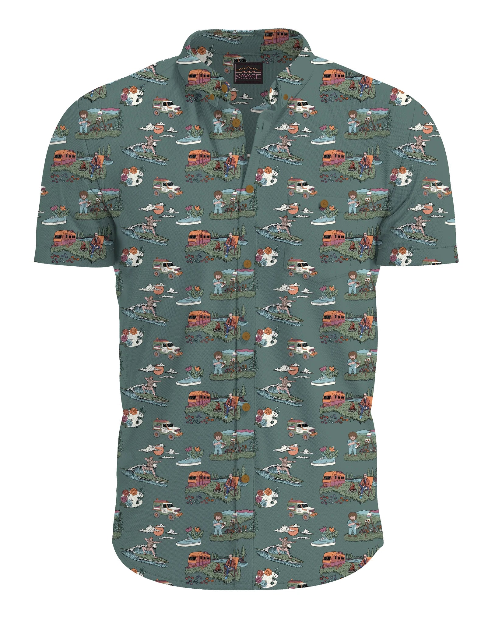 Holy Trinity of the 90's Chillknit Ramblin' Button-down