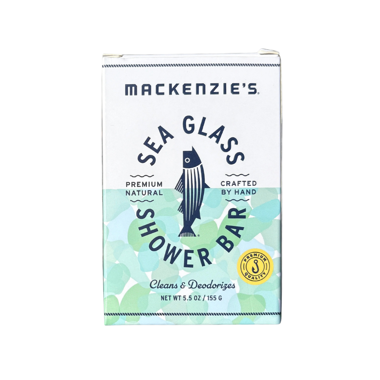 Sea Glass Shower Bar