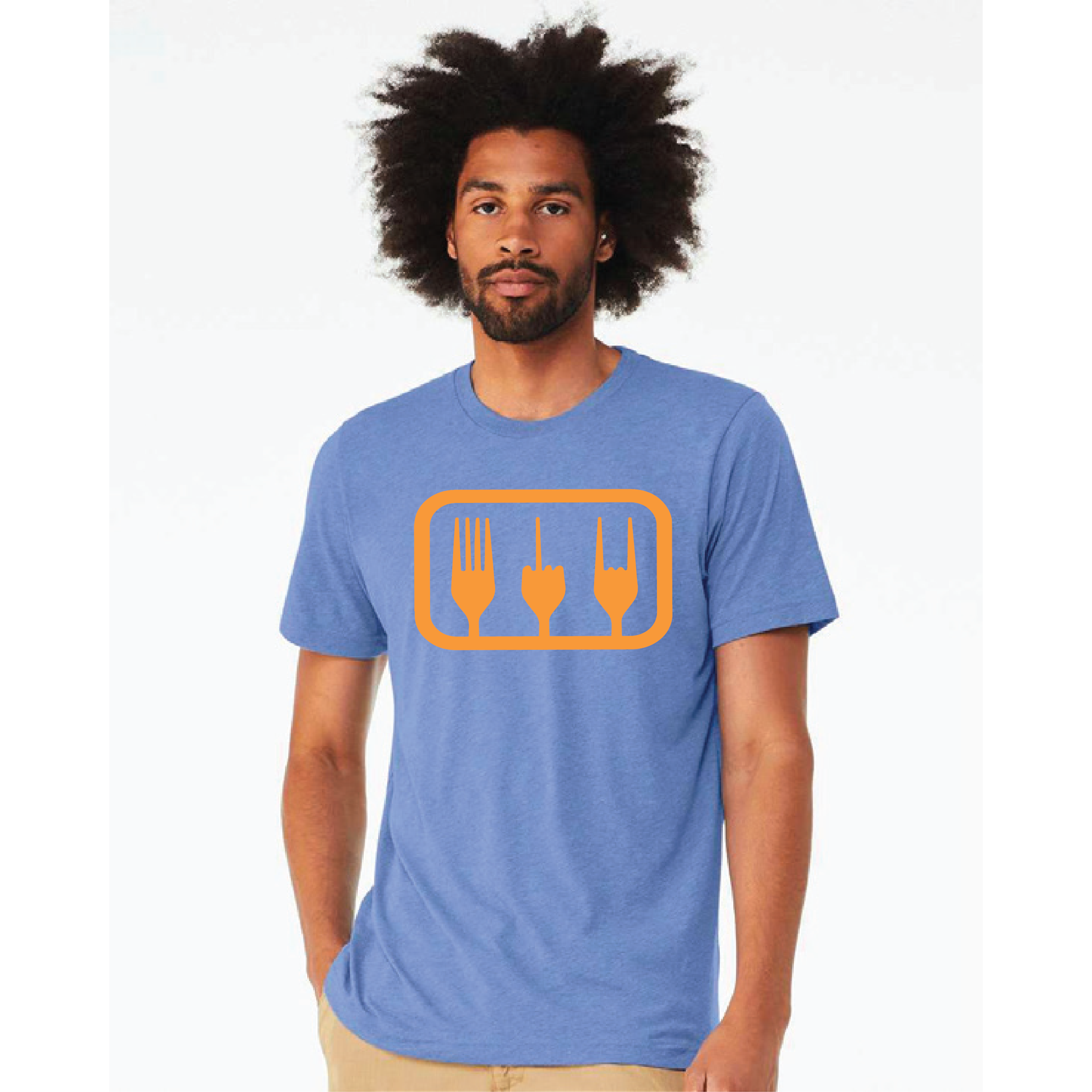 ZFG Triblend Tee - Blue