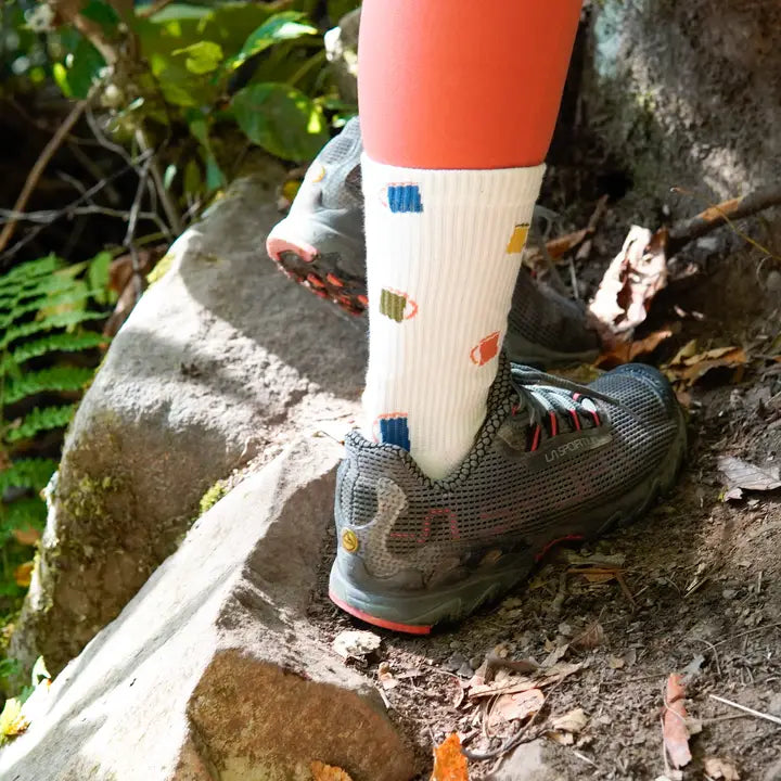 Camp Cup Pattern Socks