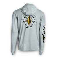 Blue Gold Hooded Active Performance