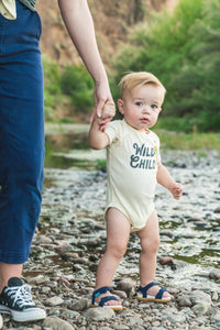 Wild Child Baby Bodysuit | Natural