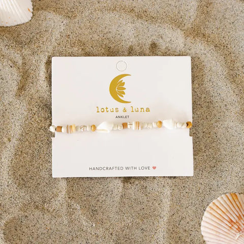 Tybee Beachcomber Shell Anklet