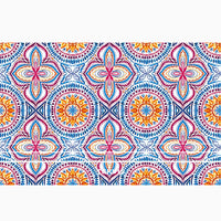 Bright Mandala - 30oz Tervis Traveler® - Stainless Steel Tumbler with Straw Lid