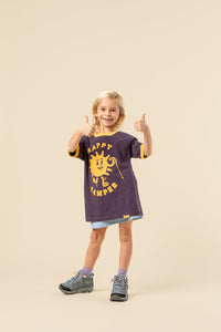 Happy Camper Youth Short Sleeve Ringer Tee