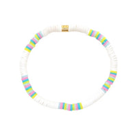 Seascape Vinyl Disc Stretch Anklet