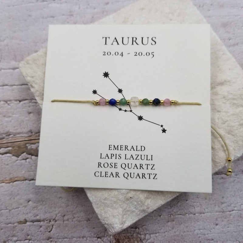 Constellation Natural Stone Bead Friendship Bracelet