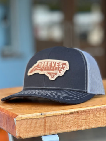 Reeves NC Leather Patch Hat