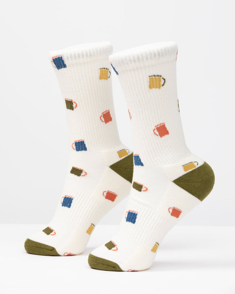 Camp Cup Pattern Socks
