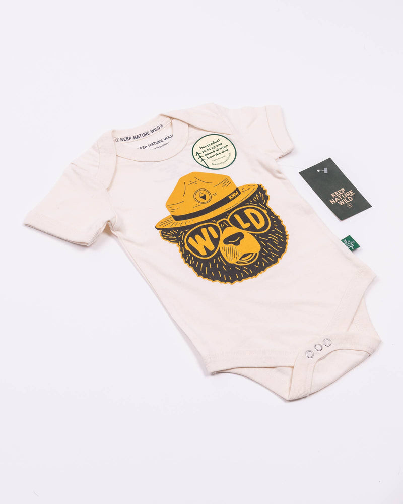 Wildbear Baby Bodysuit | Natural