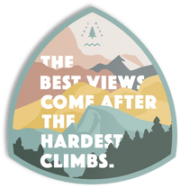 Hardest Climb Sticker