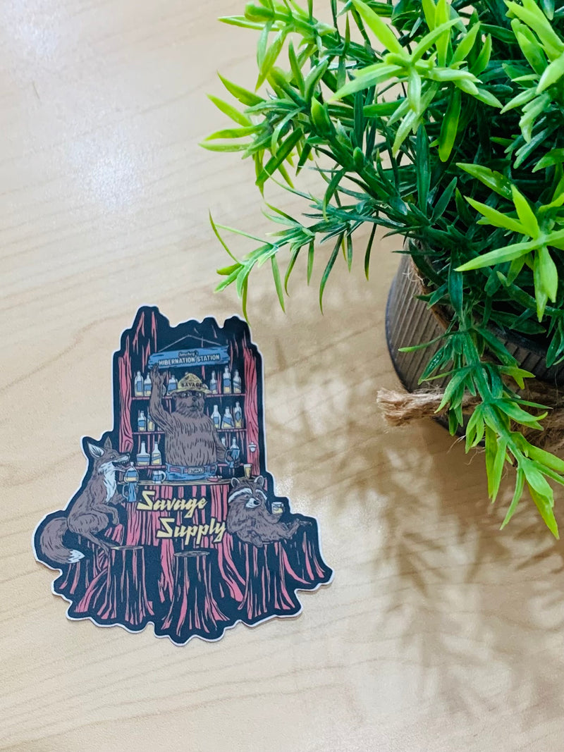 Smokey's Hybernation Station Stickers