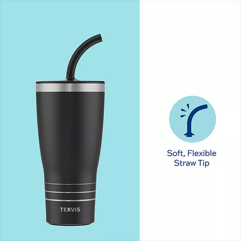 Sailor Stripes -  30oz Tervis Traveler® - Stainless Steel Tumbler with Straw Lid