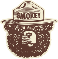 Smokey Logo Sticker