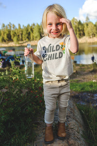 Wild Child Toddler Tee | Natural