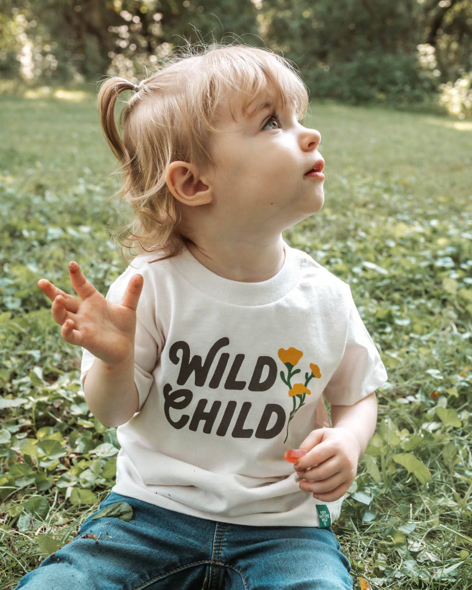 Wild Child Toddler Tee | Natural