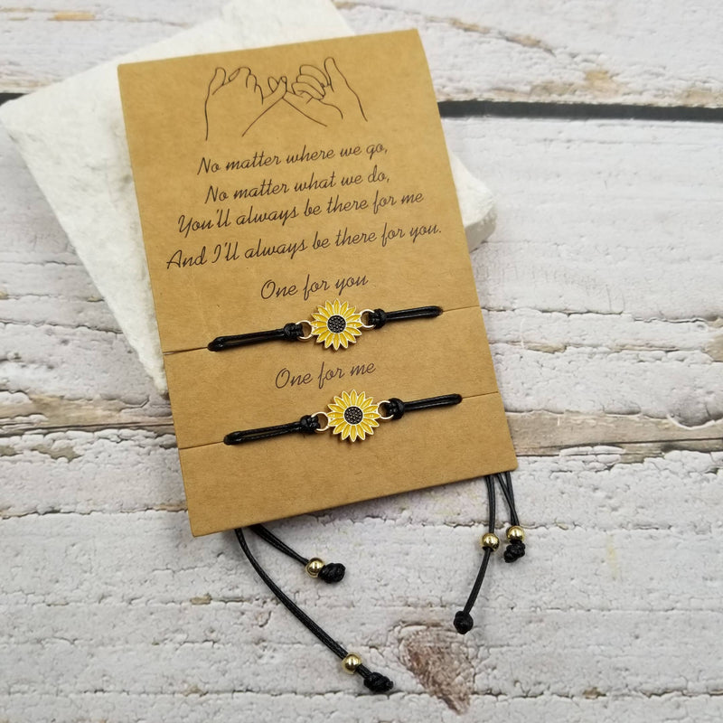 Sunflower Daisy Friendship Bracelet
