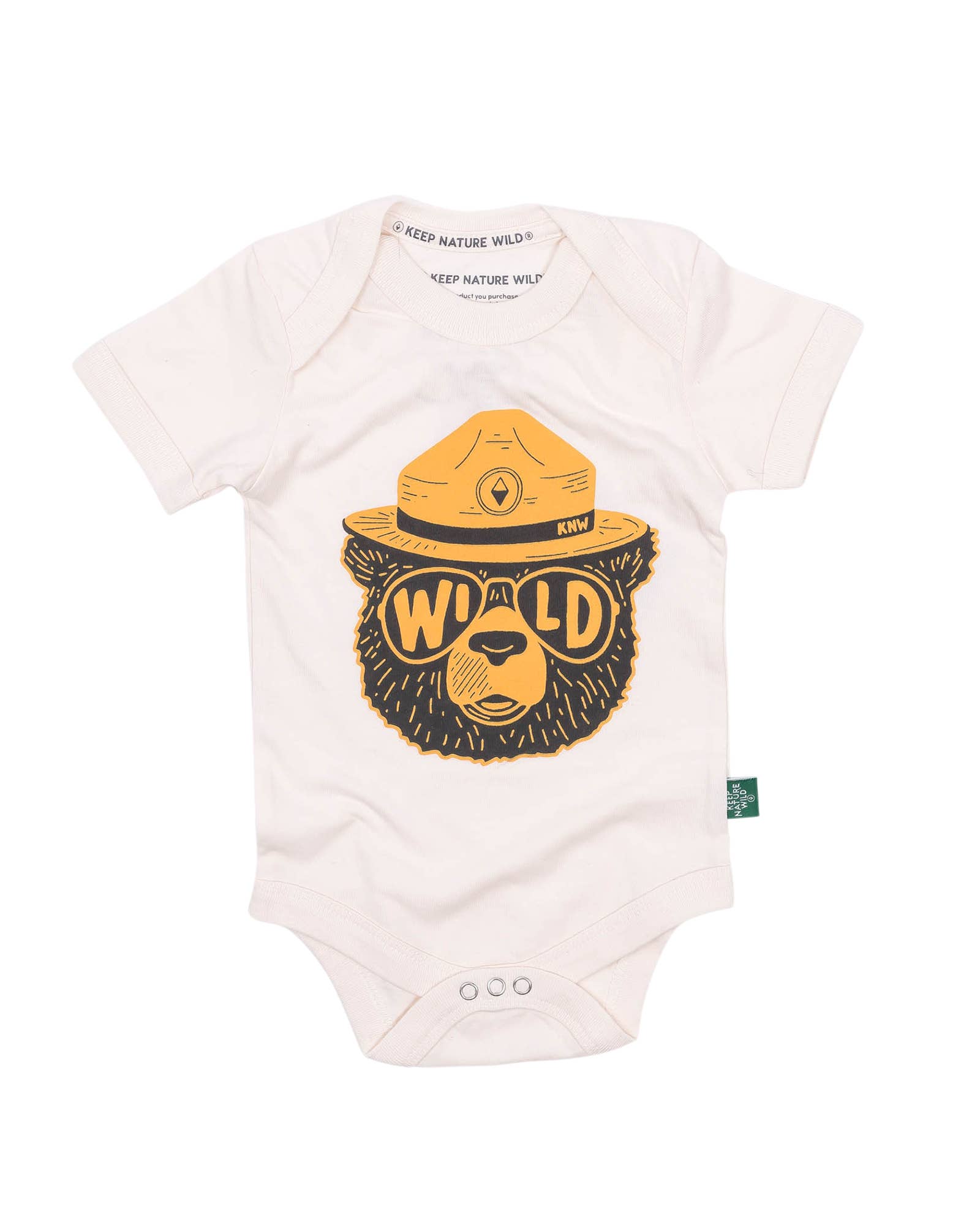 Wildbear Baby Bodysuit | Natural