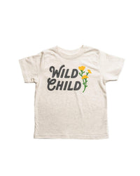 Wild Child Toddler Tee | Natural