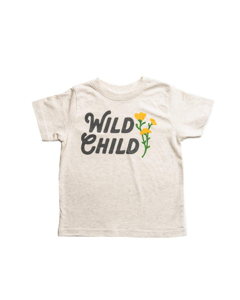 Wild Child Toddler Tee | Natural