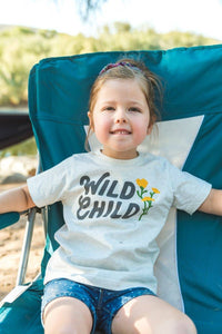 Wild Child Toddler Tee | Natural