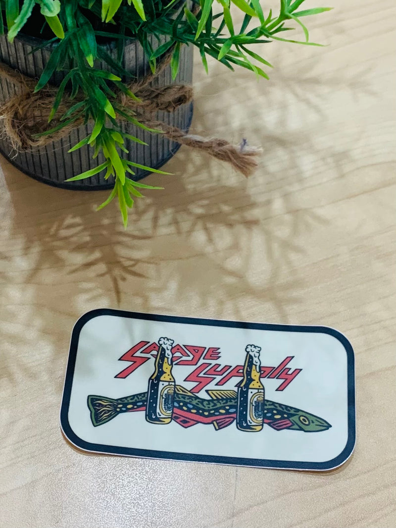 Brewk Trout Sticker