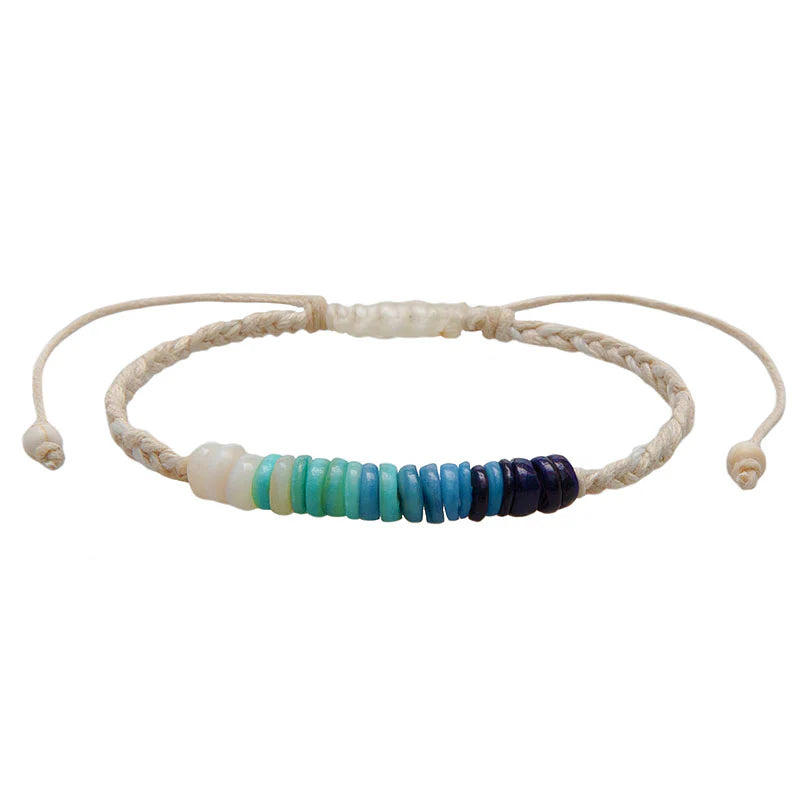Braided Puka Shell Bracelets - Assortment