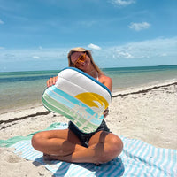 Ballast Beach Pillow - Retro Palm