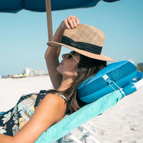 Ballast Beach Pillow - Ocean Blue