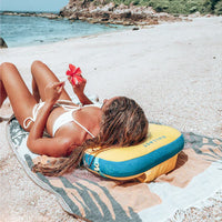 Ballast Beach Pillow - Sunshine Yellow