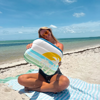 Ballast Beach Pillow - Retro Palm