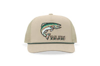 Rainbow Trout Curved Brim Trucker