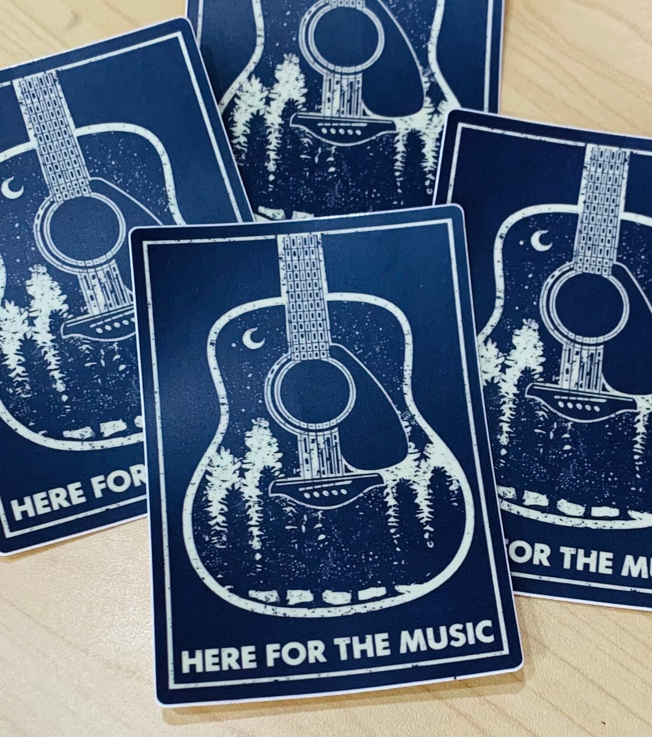 Here for the Music Sticker