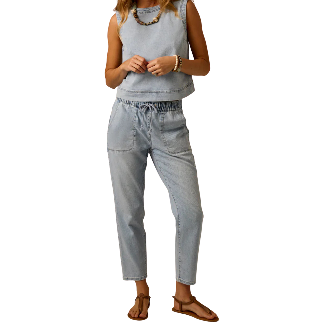 Zoe Lightweight Denim Pant