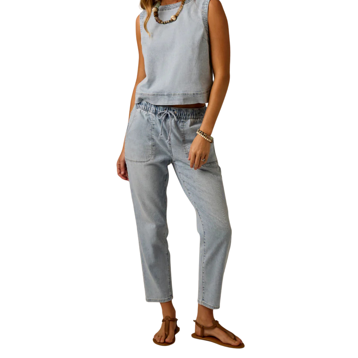 Zoe Lightweight Denim Pant