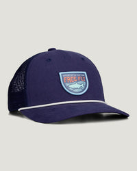 Youth Blue Edge Trucker Hat
