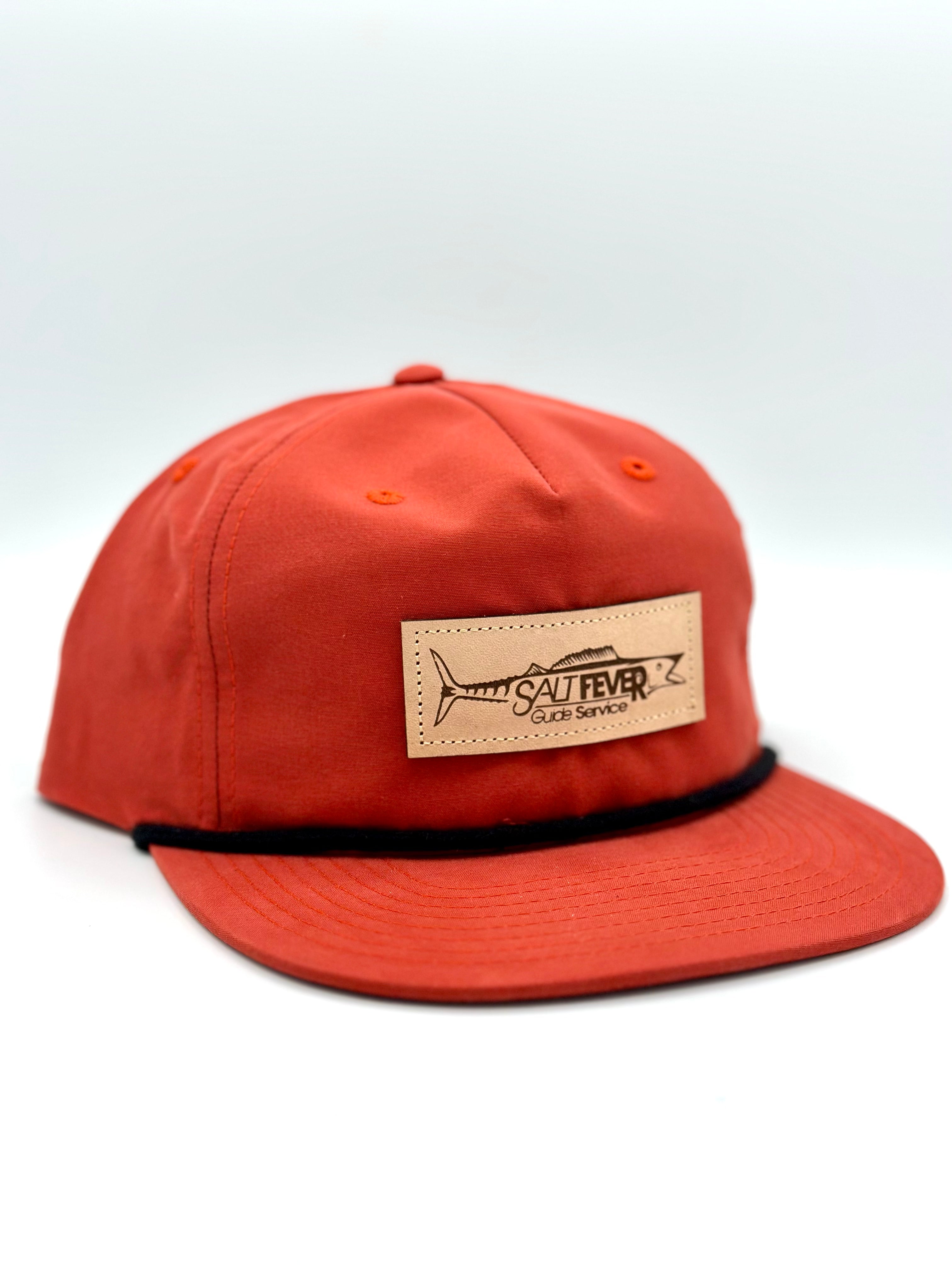 Salt Fever Leather Patch Rope Hat