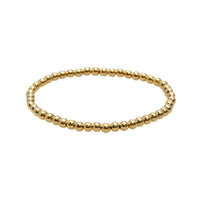 Gold Bead 4mm Bracelet
