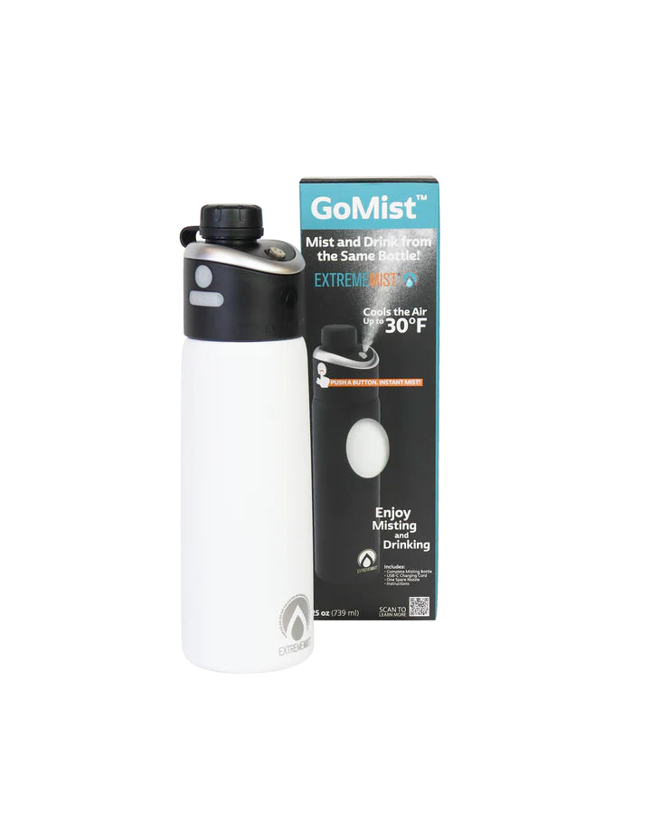 GoMist Misting and Drink Bottle - White