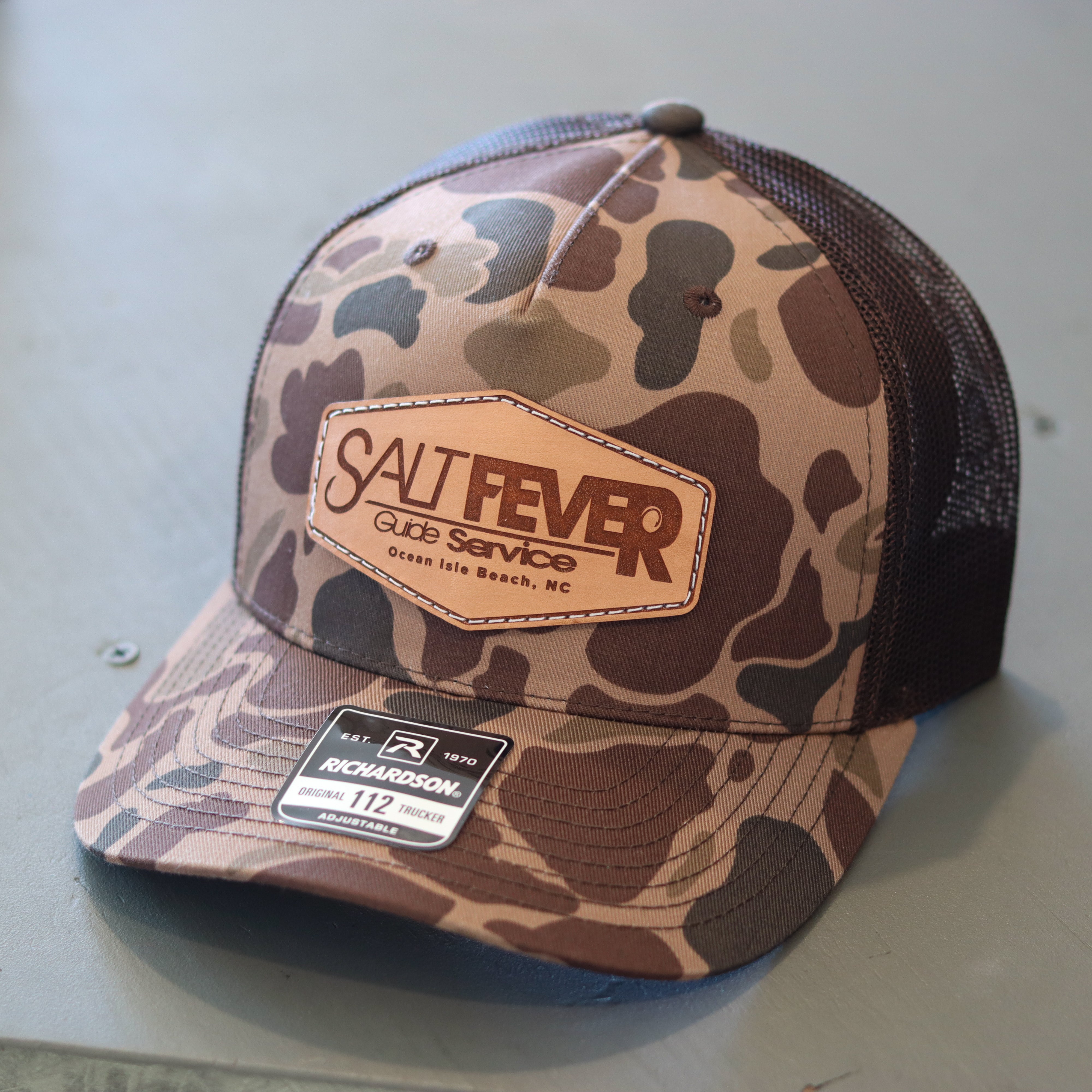 Salt Fever OIB Leather Patch Hats