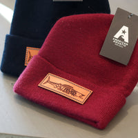 Salt Fever Leather Patch Beanie
