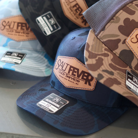 Salt Fever OIB Leather Patch Hats